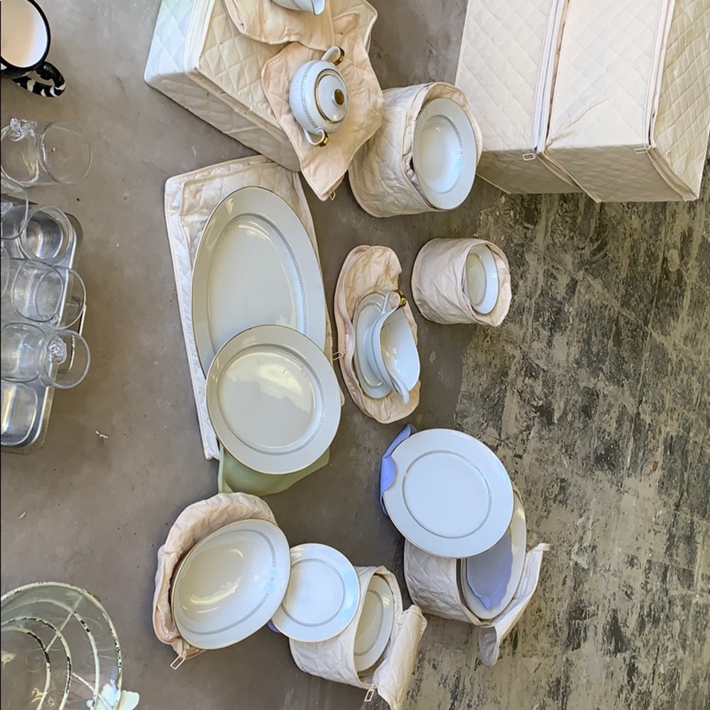 H & Co Fine China set          Service for 12